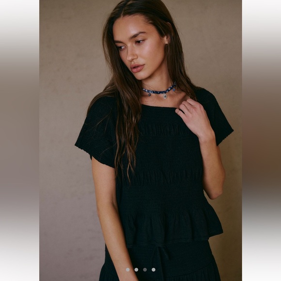 Free People Riley Set Black - Picture 2 of 7
